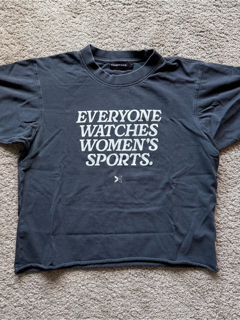 Together Crewneck T-Shirt - Slate Blue